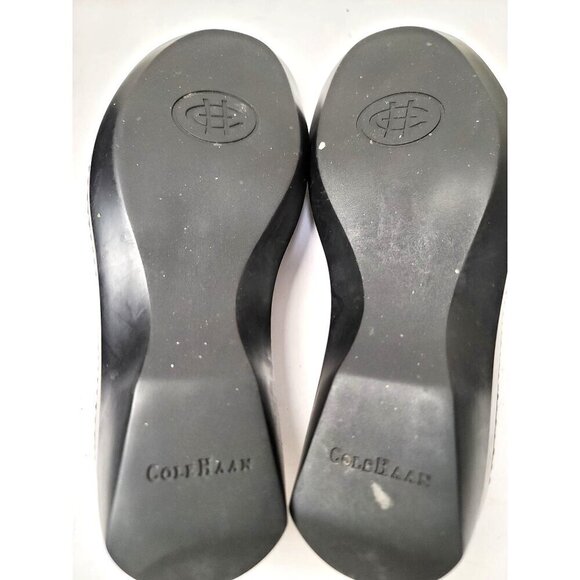 Cole Haan Women's Leather Slip-On Shoes Size 7 B Black Comfortable Casual Wear - Picture 8 of 10
